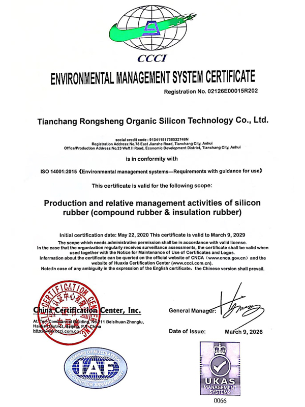 Environmental Management System Certification (English Version)